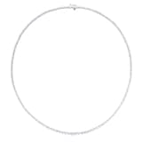Mappin & Webb 18ct White Gold 6.82cttw Diamond 3 Claw Graduated Tennis Necklace