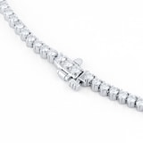 Mappin & Webb 18ct White Gold 8.08cttw Diamond 3 Claw Graduated Tennis Necklace