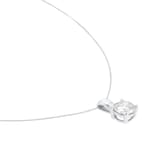 Goldsmiths 18ct White Gold 2ct Diamonds Solitaire Pendant