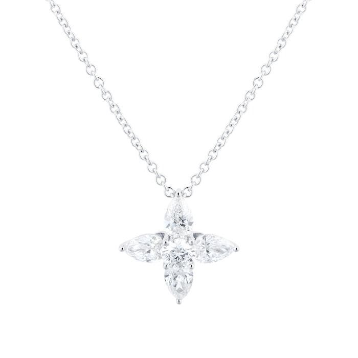Mappin & Webb 18ct White Gold Diamond Star Pendant
