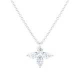 Mappin & Webb 18ct White Gold Diamond Star Pendant