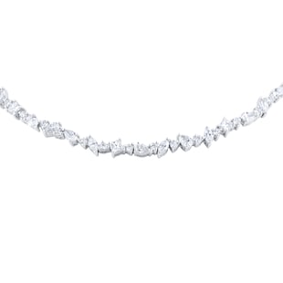 Mappin & Webb Riveret 18ct White Gold 3.30cttw Mixed Cut Diamond Necklace