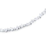 Mappin & Webb Riveret 18ct White Gold 3.30cttw Mixed Cut Diamond Necklace