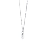 Goldsmiths 18ct White Gold 0.30ct Diamond Bezel Pendant