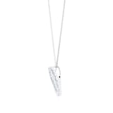 Goldsmiths 18ct White Gold 0.50ct Diamond Circle Pendant