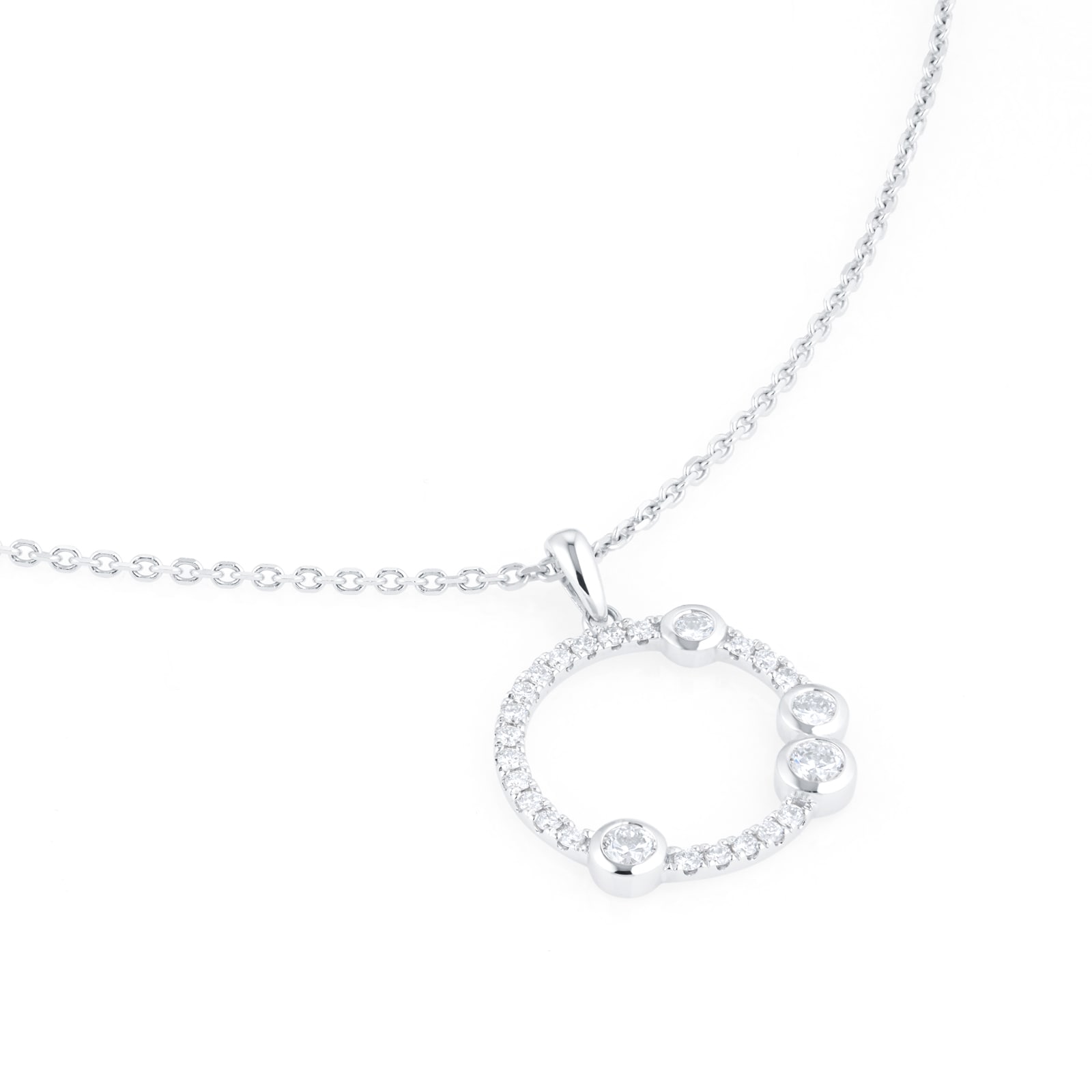 Mappin & Webb Gossamer 18ct White Gold 0.58cttw Diamond Pendant Mappin & Webb Gossamer 18ct White Gold 0.58cttw Diamond Pendant