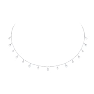 Mappin & Webb Gossamer 18ct White Gold 0.58cttw Diamond Necklace