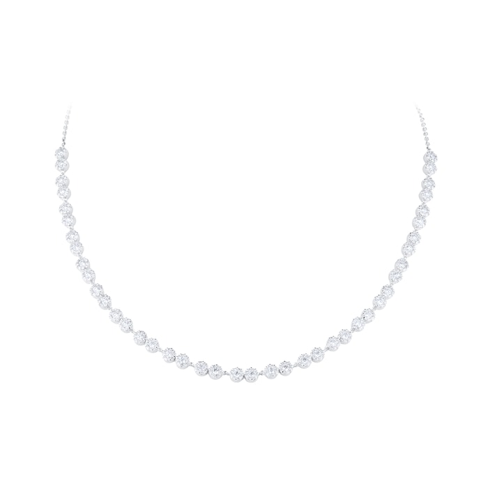 Mappin & Webb Masquerade 18ct White Gold 2.80cttw Diamond Necklace