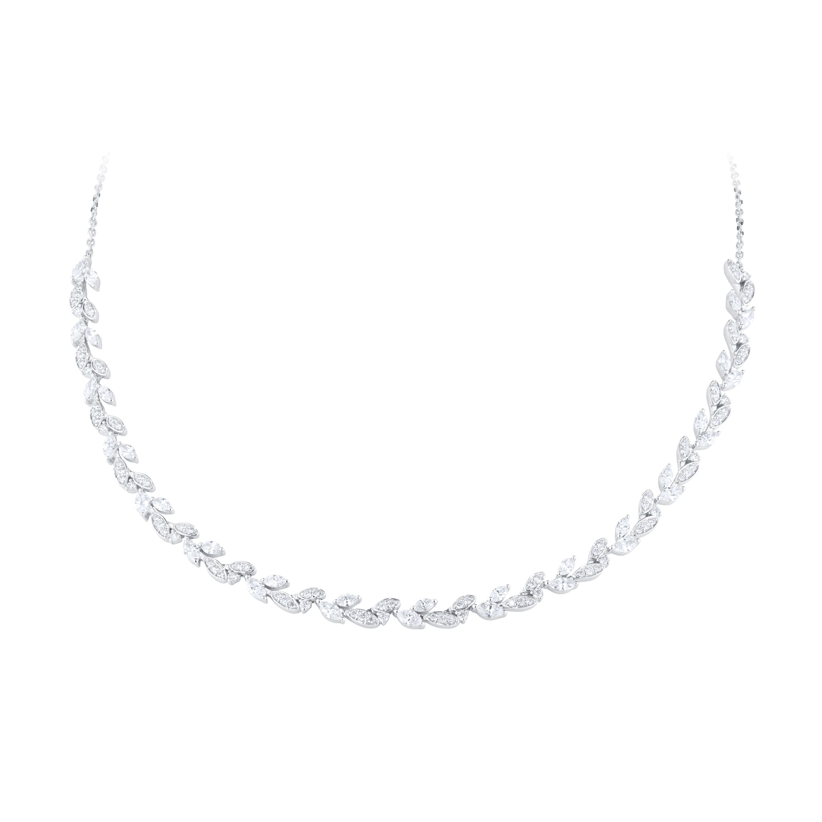 Vinea 18ct White Gold 3.00cttw Diamond Necklace image