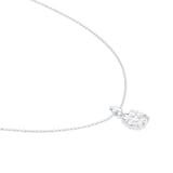 Goldsmiths 18ct White Gold 0.50ct Diamond Amore Cluster Pendant