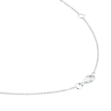 Goldsmiths 18ct White Gold 0.50ct Diamond Amore Cluster Pendant