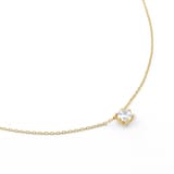 Goldsmiths 18ct Yellow Gold 0.50ct GIA Diamond Floral Pendant