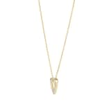 Goldsmiths 18ct Yellow Gold 0.04ct Diamond Heart Pendant