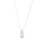 Goldsmiths 9ct White Gold 0.25ct Diamond Heart Pendant