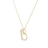 Goldsmiths 9ct Yellow Gold 0.10ct Diamond Heart Pendant