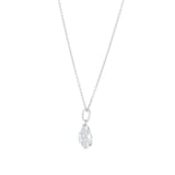 Goldsmiths 9ct White Gold 0.20ct Diamond Pear Cluster Pendant