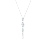 Mappin & Webb Vinea 18ct White Gold 0.36cttw Diamond Floral Pendant