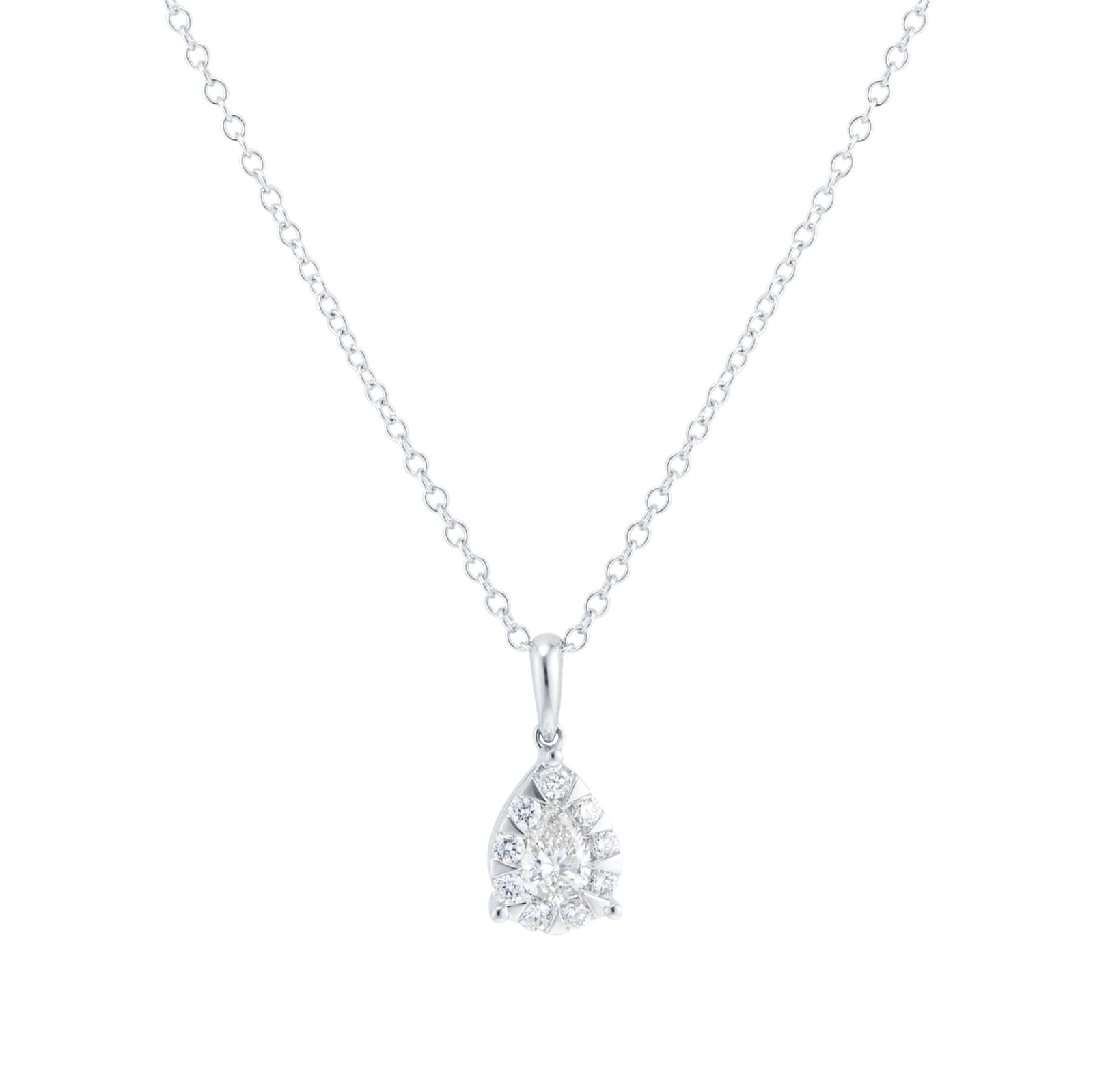 Mappin & Webb Masquerade 18ct White Gold 0.48cttw Diamond Pendant