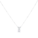 Goldsmiths 9ct White Gold 0.25cttw Diamond Solitaire Pendant