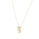 Goldsmiths 9ct Yellow Gold 0.25cttw Diamond Solitaire Pendant