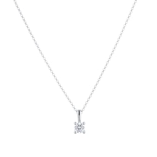 Goldsmiths 9ct White Gold 0.15cttw Diamond Pendant