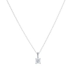 12143682 - 9ct White Gold 0.15cttw Diamond Pendant