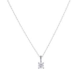 Goldsmiths 9ct White Gold 0.25cttw Diamond Pendant