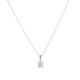 12143683 - 9ct White Gold 0.25cttw Diamond Pendant