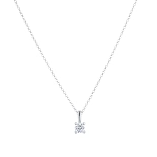 Goldsmiths 9ct White Gold 0.50cttw Diamond Pendant