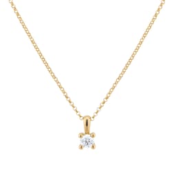 12143690 - 9ct Yellow Gold 0.25cttw Diamond Pendant