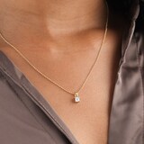 Goldsmiths 9ct Yellow Gold 0.25cttw Diamond Pendant