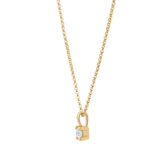 Goldsmiths 9ct Yellow Gold 0.25cttw Diamond Pendant Goldsmiths 9ct Yellow Gold 0.25cttw Diamond Pendant