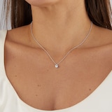 Best Luxury 
Exclusive 18ct White Gold 0.50cttw Brilliant Cut Solitaire Diamond Pendant