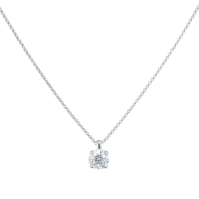 Best Luxury 
Exclusive 18ct White Gold 0.70cttw Brilliant Cut Solitaire Diamond Pendant