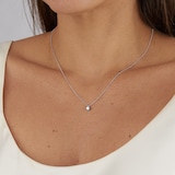 Best Luxury 
Exclusive 18ct White Gold 0.25cttw Brilliant Cut Solitaire Diamond Pendant
