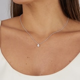 Best Luxury 
Exclusive 18ct White Gold 0.40cttw Brilliant Cut Solitaire Diamond Pendant