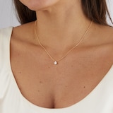 Best Luxury 
Exclusive 18ct Yellow Gold 0.40cttw Brilliant Cut Solitaire Diamond Pendant
