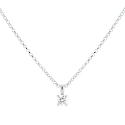 12143704 - 18ct White Gold 0.30cttw Diamond Pendant