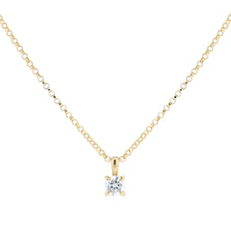 12143706 - 18ct Yellow Gold 0.30cttw Diamond Pendant