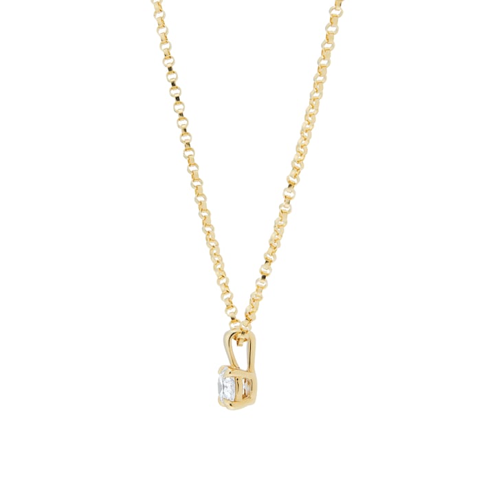 Goldsmiths 18ct Yellow Gold 0.30cttw Diamond Pendant