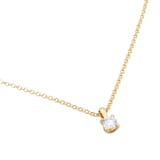 Goldsmiths 18ct Yellow Gold 0.30cttw Diamond Pendant