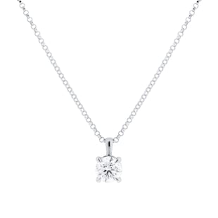 Goldsmiths 18ct White Gold 1.00cttw Diamond Pendant