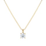 Goldsmiths 18ct Yellow Gold 1.00cttw Diamond Pendant
