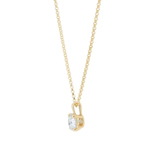 Goldsmiths 18ct Yellow Gold 1.00cttw Diamond Pendant