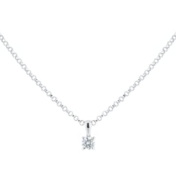 12143714 - 18ct White Gold 0.15cttw Diamond Pendant