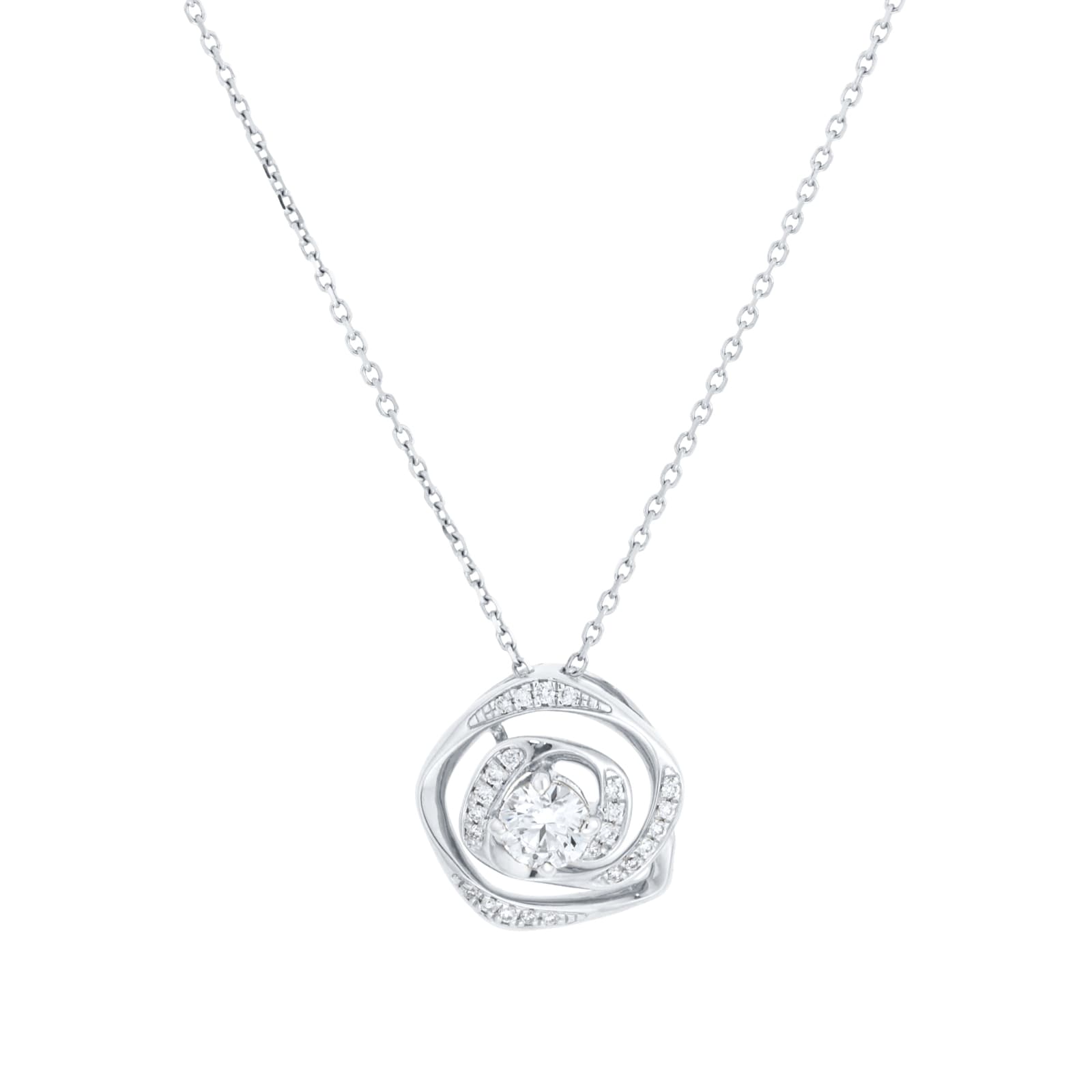 Limited Edition 18ct White Gold 0.48cttw Diamond Pendant