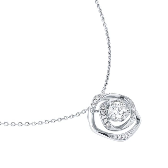 Mappin 
Webb Limited Edition 18ct White Gold 0.48cttw Diamond Pendant