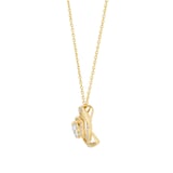 Mappin & Webb Limited Edition 18ct Yellow Gold 0.48cttw Diamond Pendant