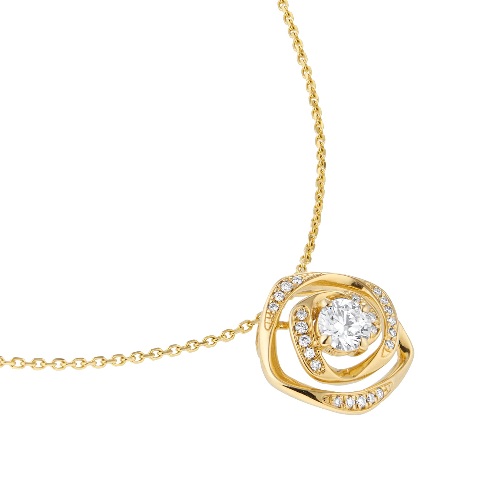 Mappin & Webb Limited Edition 18ct Yellow Gold 0.48cttw Diamond Pendant Mappin & Webb Limited Edition 18ct Yellow Gold 0.48cttw Diamond Pendant