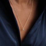 Best Luxury 
9ct Yellow Gold Sapphire Birthstone Pendant